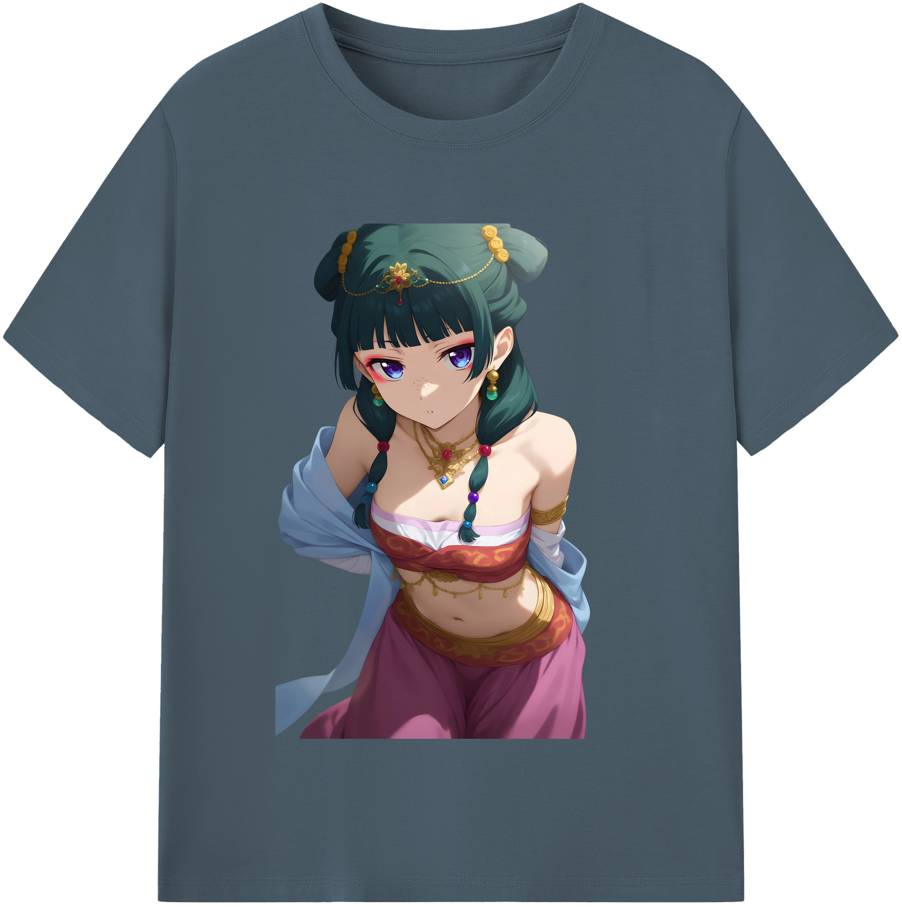 （画像用） 薬屋のひとりごと The Apothecary Diaries 綿100％半袖Tシャツ（フロントプリント）